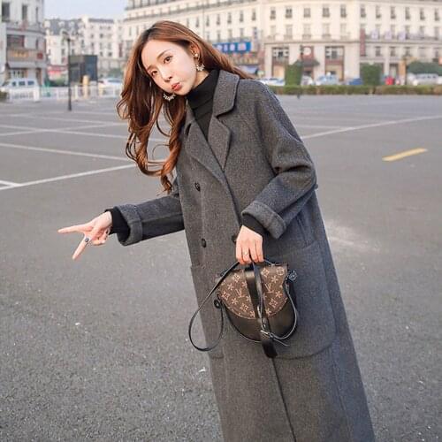 Женские серые пальто LSHITT China At AliExpress