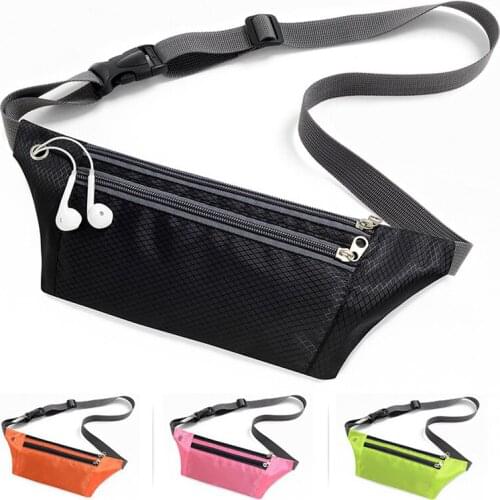 New Waterproof Belt Waist Bag Belly Hip Phone Wallet Waist Bags Outdoor Sports Running Organizer Bag Compact Purse Fanny Pack