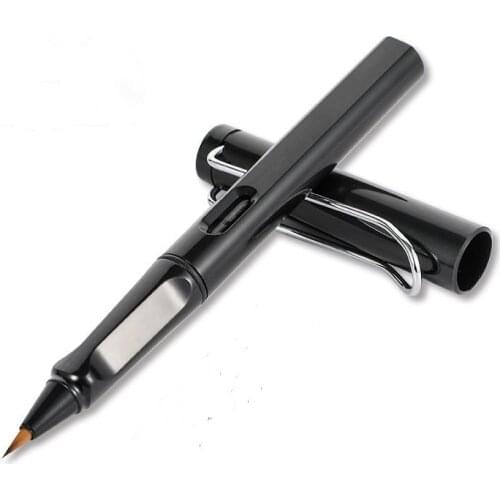 Posture Correction Soft Head Brush Fountain Pen Signature Calligraphy Ink Pens Stationery Office School Supplies New