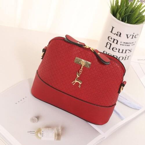 Crossbody Bag Ladies Zipper Handbags Shoulder Bags for Women 2021 Fashion Mini Bag with Deer Toy Shell Shape Small Messenger