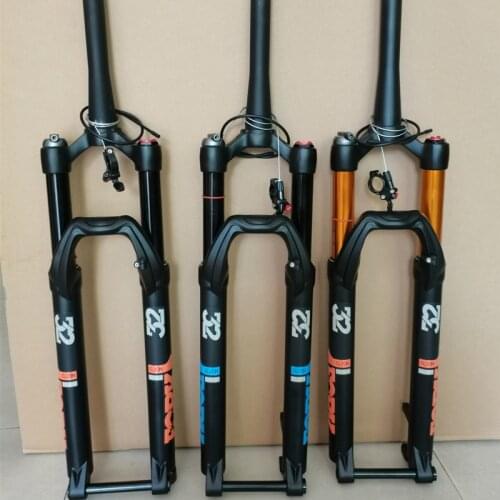 Air Supension Fork Damping Rebound Adjustment Mountain Bike 27.5 29 Inch MTB Bicycle Fork 140mm Travel Remote/Manual Control