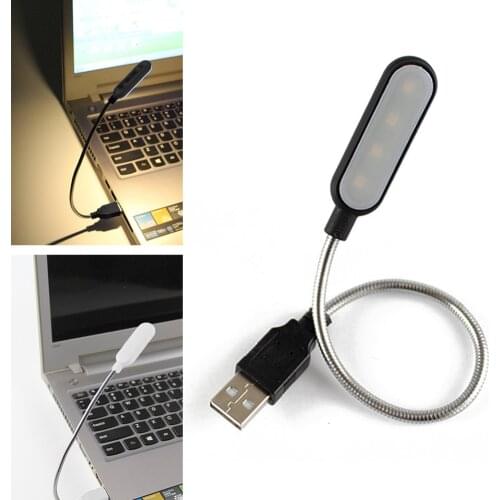 USB LED Reading Lamp Portable Flexible USB Eye Protection Mini Night Light For Notebook Computer PC Laptops Table Desk Lamp