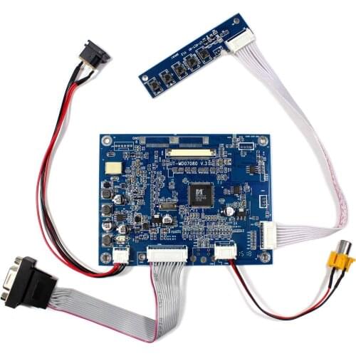 VGA AV LCD Driver Board For 8"AT080TN52 EJ080NA-05A EJ080NA-05B 800x600 LCD Screen