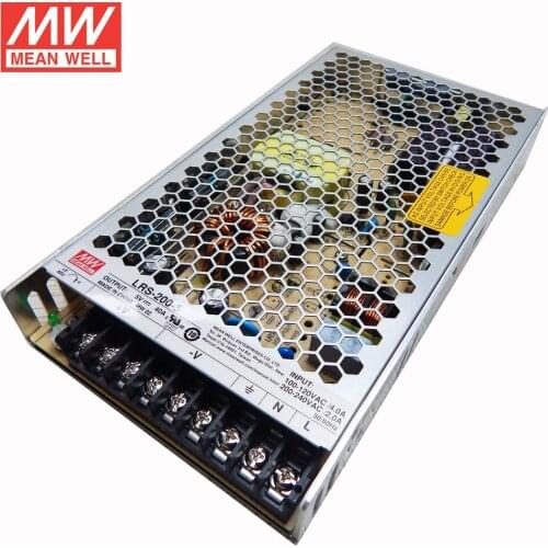 High Quality MEANWELL NEW and Economical 5volt 40a 200w LED Display Power Supply LRS-200-5 For LED Screen Panel
