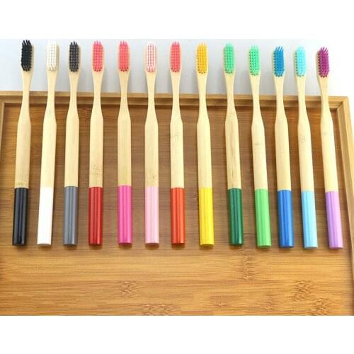 Environment-friendly low carbon degradable bamboo toothbrush Natural soft hair toothbrush for adult oral care dental tools