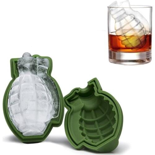 1Pcs 3D Creative Ice Cube Box Mold Creative Pub Accessories Food Grade Silicone Cake Chocolate Baking Kitchen Bar Tools