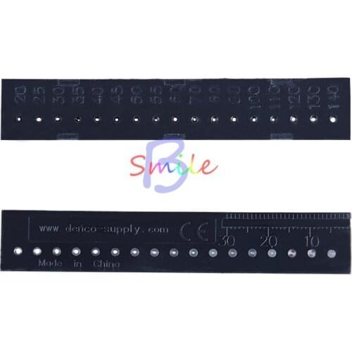Dental Endo Ruler Gauge for Dental Autoclavable Ruler Measuring Calibration Instruments Dentistry
