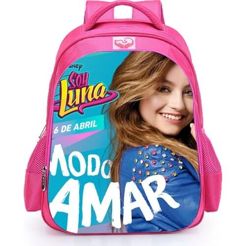 2020 Lovely Girl Soy Luna Schoolbag Cute Backpacks for Teenage Girls School Bag Fashio Pink Printing Rucksack Mochilas