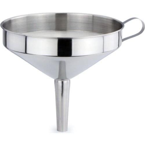 3 Size Hanging Type Funnel With Strainer 3PCS/Set Stainless Steel Filter Funnel Oil Honey Home Kitchen Measuring Tools