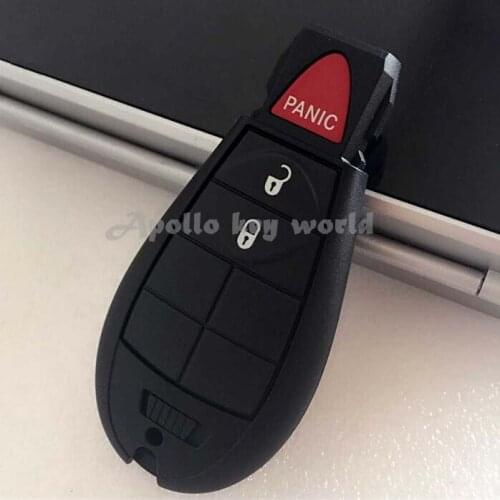 5PCS/lot For Chrysler Town & Country Dodge Grand Caravan Charger Ram 3500 Ram Smart Remote Key Shell 3 Button Keyless Entry Fob