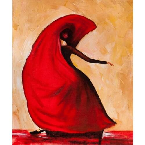 Promotion Modern abstract canvas painting Flamenco Art online gallery handmade high quality