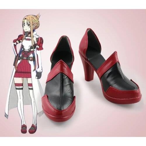 Anime Sword Art Online SAO Alfheim Online ALO GGO Yuuki Asuna Yuki Asuna Characters Anime Costume Prop Cosplay Shoes Boots Cus