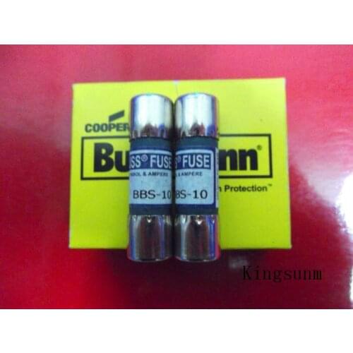 Free shipping 5pcs BBS-10 fuse ceramic BUSSMANN 10X35 10A250V original genuine product