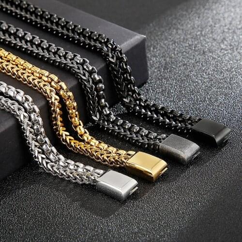 30g weight 9mm wide 20cm Stainless Steel Rolo Chain Link Chain Bracelet Bangle Double For Men Women Gifts