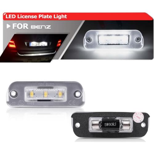 For Benz ML GL R-Class W164 W164 W251 White SMD Error Free Led Number License Plate Lights Lamp OEM: A2518200166