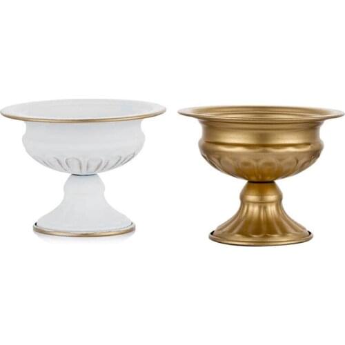 Metal Elegant Vase for Wedding Party Decor,Anniversary Ceremony(2 PCS)