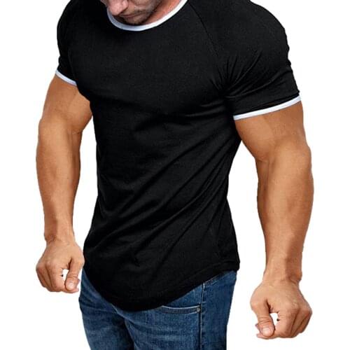 T-Shirt Summer Various Colors Breathable Top For Men Fitness Mens Clothing Loose Casual Comfortable And Soft Cotton T-shirt