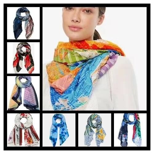 Spanish sunscreen Summer Scarf and beach gift (1)