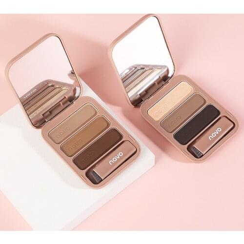 Eyebrow Makeup Eyebrow Powder Palette Three Colors Eyebrow Enhancer Natural Wild Thin Brows Drawing Waterproof Lasting TSLM2