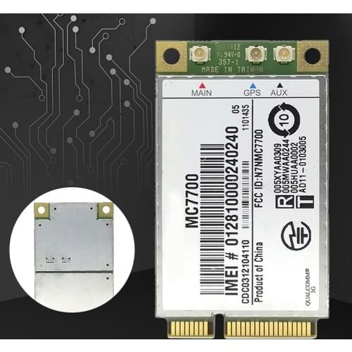 MC7700 LTE 3G/4G WWAN GPS Module MC7700 Light Weight Compact Mini PCI-E Express HSPA WWAN Wireless Card the latest generation