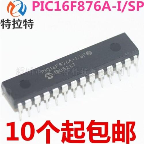 1PCS PIC16F876A-I/SP DIP28 PIC16F876A DIP 16F876A DIP-28 nhanced Flash Microcontrollers new and original IC