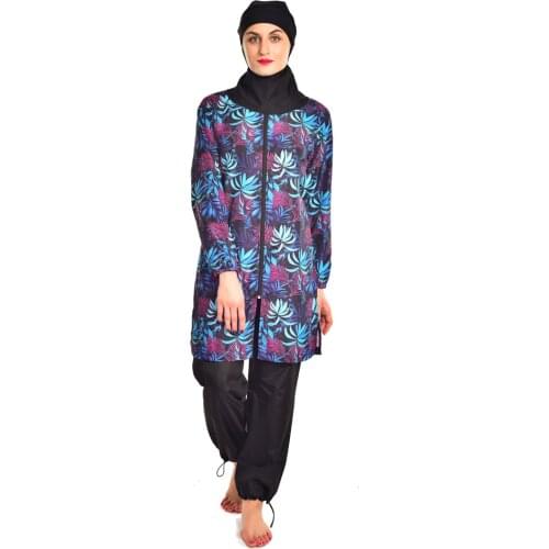 Plus Size Women Islam Swimsuit Bikini Beachwear Modest Swimwear Hijab Muslim Swimwear Burkinis