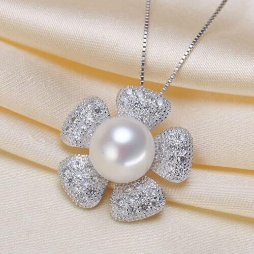 Flower Hot Mounts Pendant Base Mountings Findings Jewelry Settings Parts for Pearls Beads Stones Crystal Agate Coral, 10pcs/lot