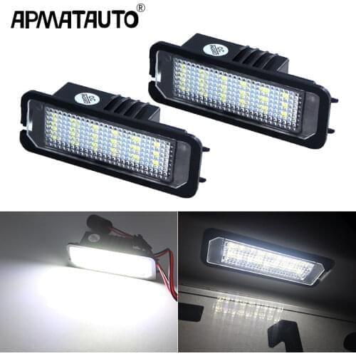 LED Number Car License Plate Light Lamp For Porsche Boxster 987 981 982 Spyder Cayenne 958 92A 911 Carrera 991 996 997 Turbo 980