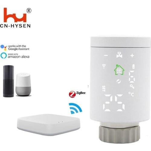 Tuya Smart Zigbee Thermostatic Radiator Valve TRV With 5+1+1 Weekly Programmable