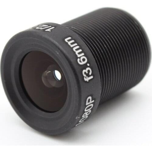 X2pcs HD 3.6mm 95 Degrees Wide Angle CCTV IR Board Lens 1.0MP M12*0.5 1080p for IP camera