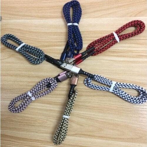 100pcs/lot 1M/3FT 2.2A Fast Charging Micro USB Data Cable for Samsung galaxy s6 s7 s4 Xiaomi HTC Android Mobile Phone Cable