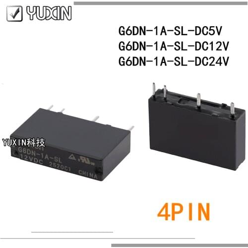 20PCS/LOT 100%Original&New Relay G6DN-1A-SL G6DN-1A-SL-5VDC G6DN-1A-SL-12VDC G6DN-1A-SL-24VDC G6DN 1A SL 5V 12V 24V 5A 4PIN