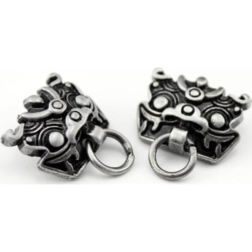 20x15.5mm Ring Lion Press Jeans Button Buckle Conchos Stud Wallet Leather Craft Bag Belt Clothes Jewelry Trims Accessories