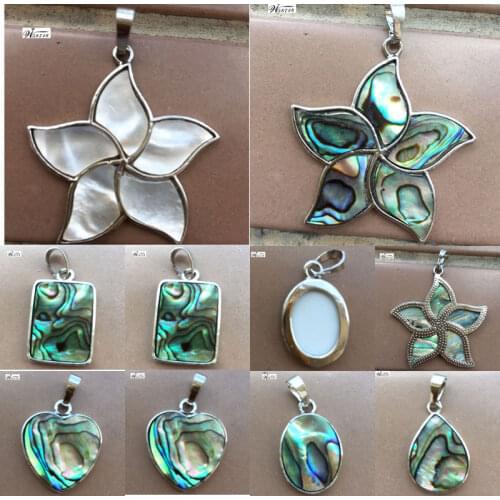 Free Shipping Beautiful jewelry New Zealand Abalone Shell Owl Women Men Pendant bead PC7851