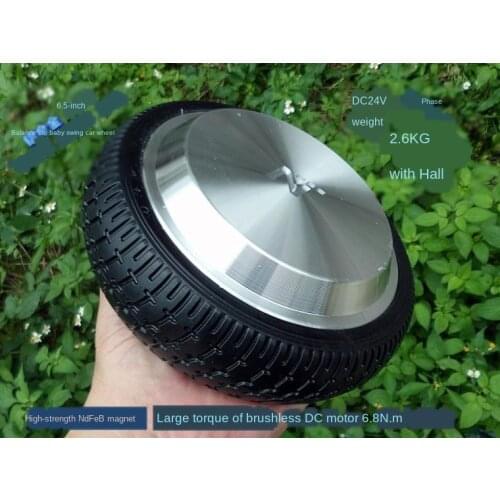 High-power DC24V-36V 300W brushless motor High torque 6.8N.m Balance car Twist car Power wheel
