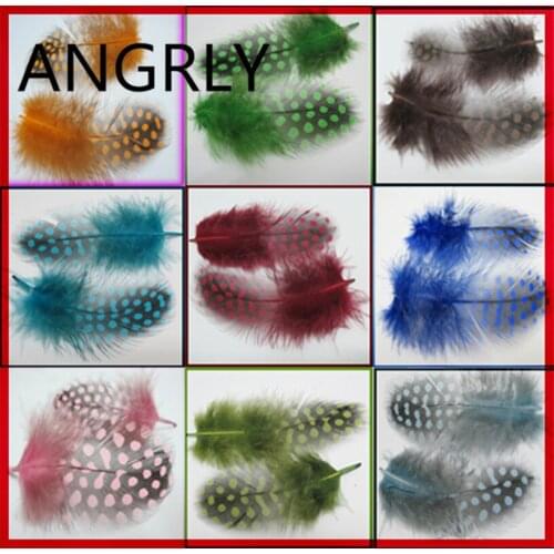 100pcs Colour Keet Chicken Fowl Technology Feather Party Dressing Wedding Decoration Christmas Tree Wedding Invitations