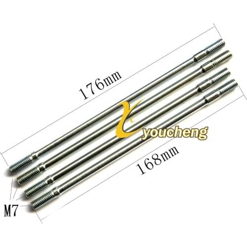7mm Cylinder Head Bolt Set M7 Chinese GY6 50cc 80cc 100cc Scooter Moped ATV Go-Kart 139QMB Engine Fix LS-GY650QGST