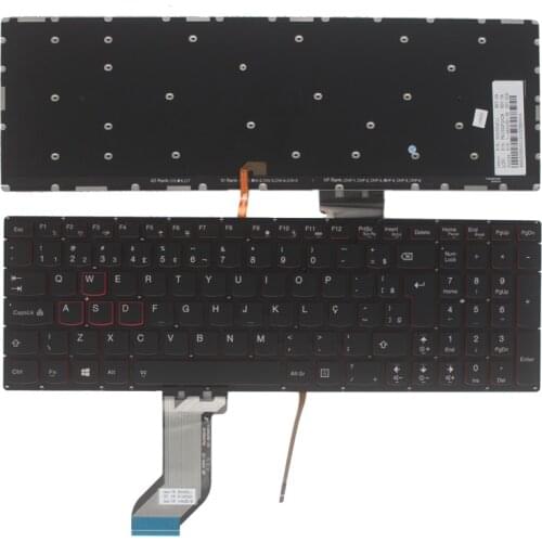 NEW brazil for Lenovo ideapad Y700 Y700-15ISK Y700-17ISK Backlit laptop Keyboard BR Without frame