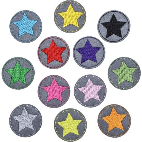 2021 New Cloth Sticker Computer Embroidery Chapter Clothing Shoes and Hats Bag DIY Patch with Adhesive Tape