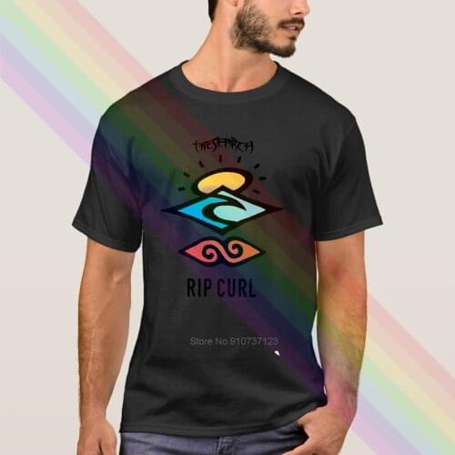 Newest 2021 Summer Rip Curl The History of The Search Logo 100% Cotton Clothes Casual Tee Shirt Present Homme Tops Tees S-4XL
