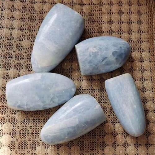 New coming polished gemstone blue celestite standing crystal stones for healing reiki