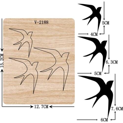 New wooden dies cutting dies for scrapbooking Multiple sizes V-2188