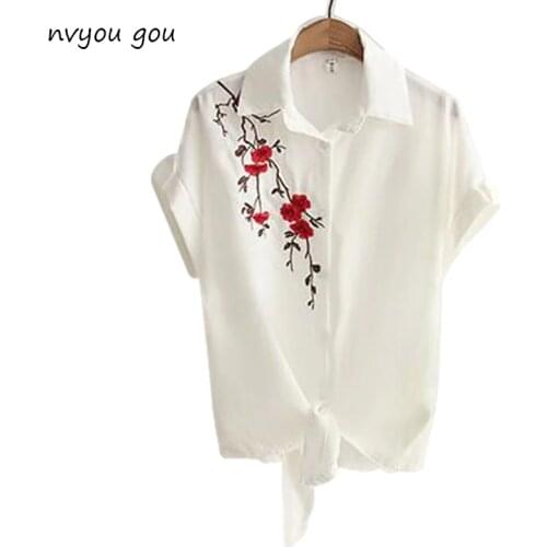 Nvyou Gou Womens White Shirts