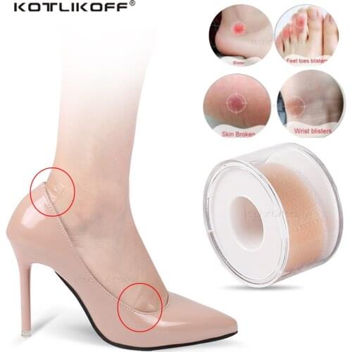 Heel Protector Foot Care Sole Sticker Waterproof Invisible Patch Anti Blister Friction Wear-Resistant Cushion 1Roll Length 100cm