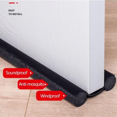 Door Seam Seal Self-Adhesive Soundproof Anti-Theft Door Window Windshield Artifact Waterproof Rubber Strip Windproof Sticker