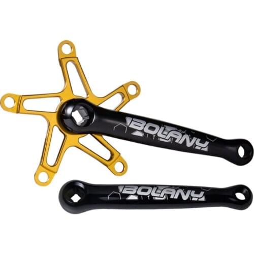 130BCD Mountain Bike 130mm Crankset, Aluminum Alloy MTB Crank Set Round Oval Narrow Wide Chainring Bottom Bracket Bolts