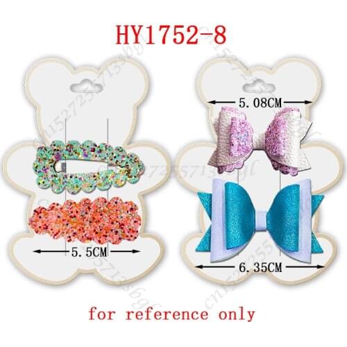 Bear Hairpin Card Cutting Dies Wooden Dies Suitable for Common Die Cutting Machines on the Market