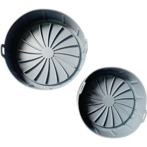 Air Fryer Silicone Pot Multifunctional Air Fryers Oven Accessories Bread Fried Chicken Pizza Basket Baking Tray Baking Dishes