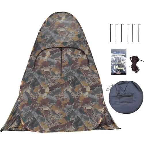 Outdoor Portable Privacy Tent Shower Toilet Photography Changing Room Camouflage Tent Anti UV High Roof Camping Tent Shelter