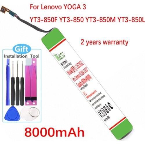 WISECOCO L15D2K31 NEW Battery For LENOVO YOGA 3 8.0 YT-850M Yt3-850F YT3-850 YT3-850M YT3-850L Phone